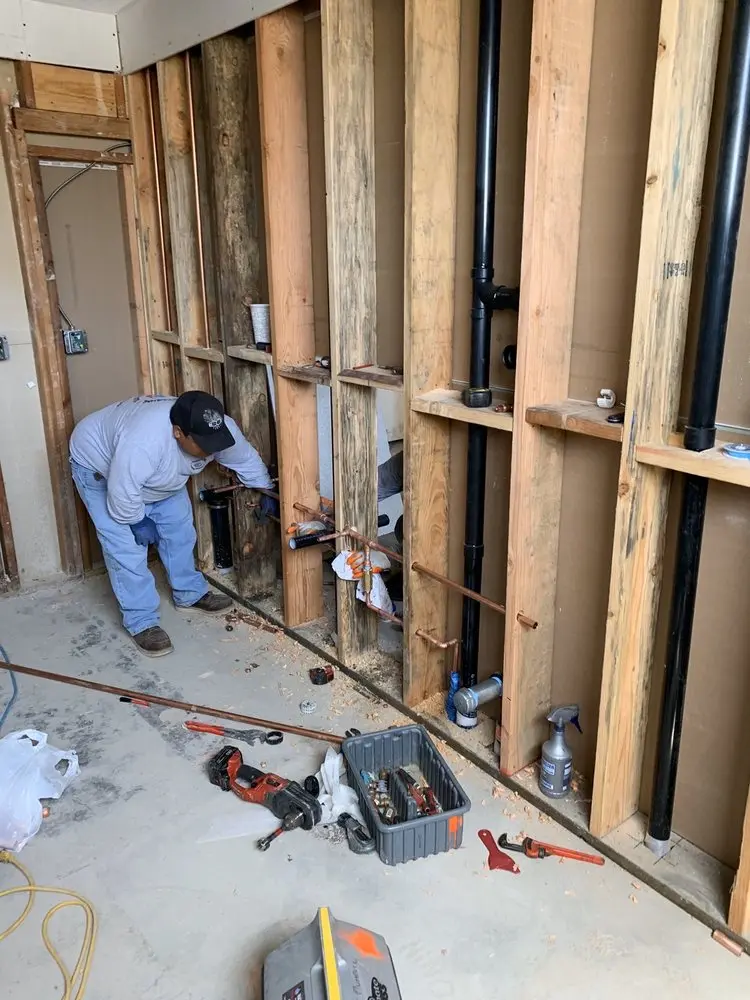 Commercial rough-in plumbing for Water Heater Replacement in Hardscrabble